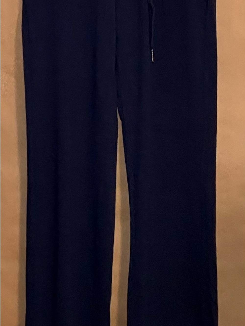 Lily Black Wide-Leg Drawstring Pants